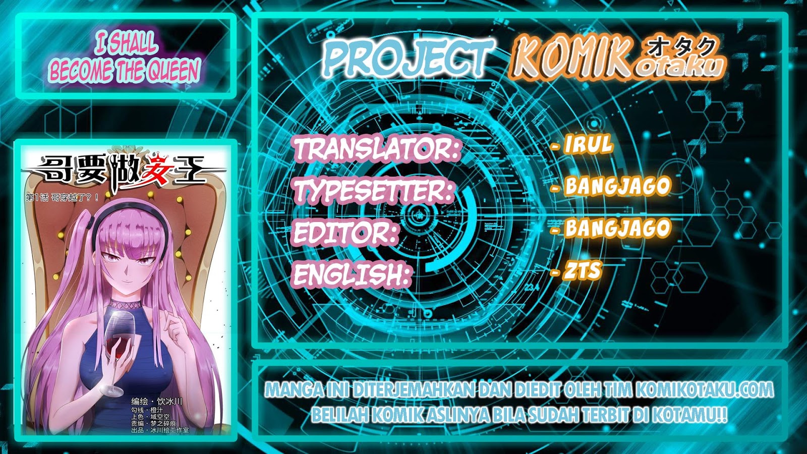 I Shall Become The Queen Chapter 02 Gambar 1