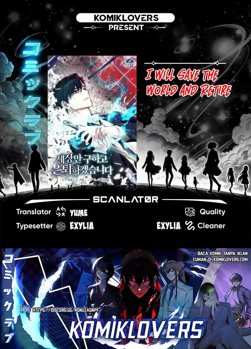 I’ll Retire After Saving the World Chapter 01 Gambar 1