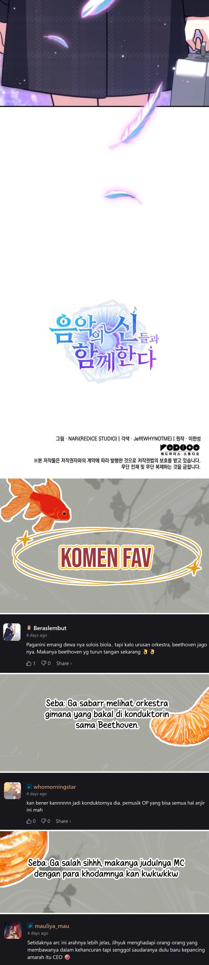 I Am With the Music Immortals Chapter 90 Gambar 48