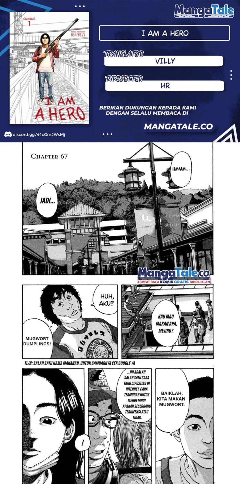 I Am a Hero Chapter 67 Gambar 1