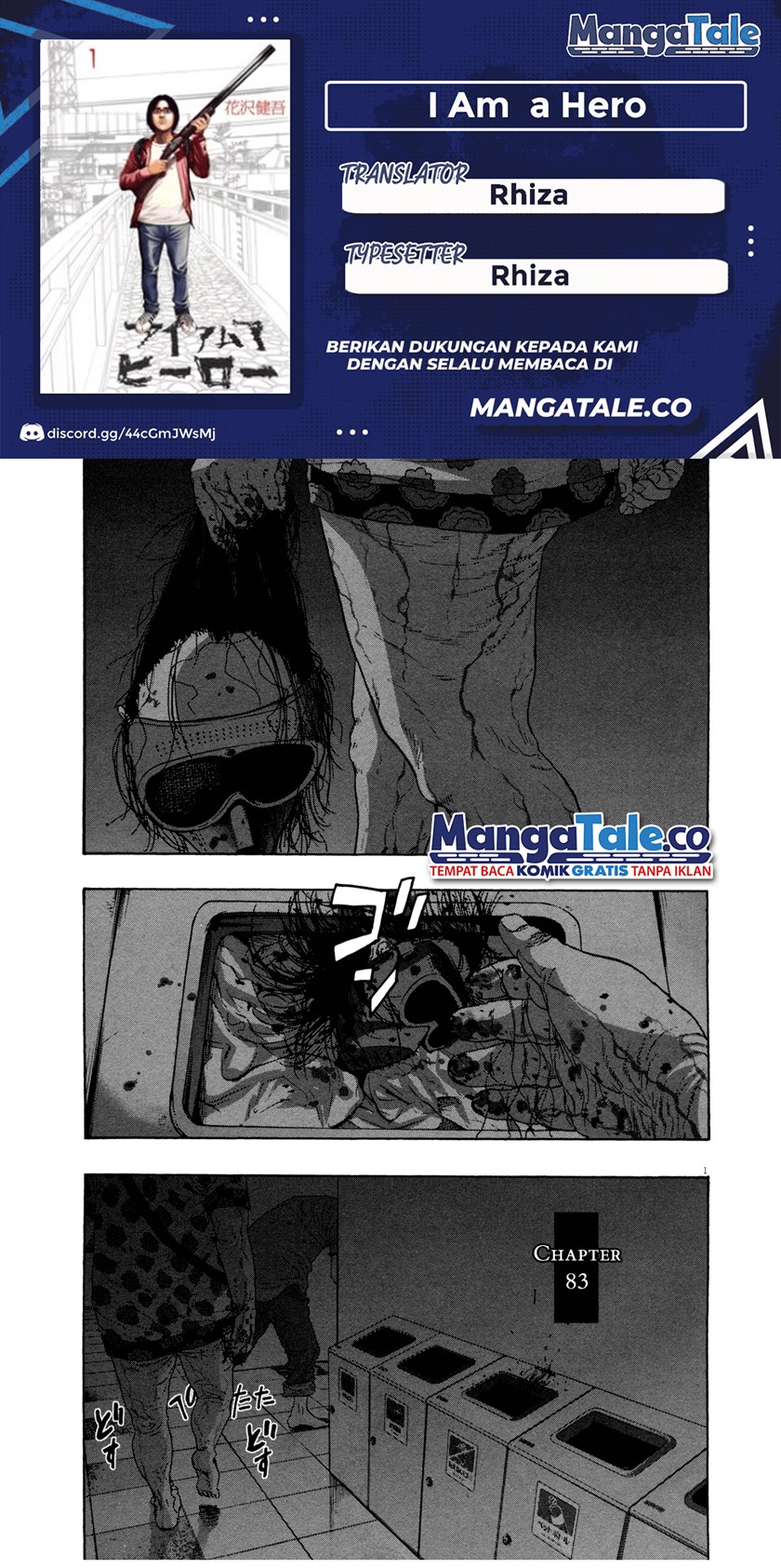 I Am a Hero Chapter 83 Gambar 1