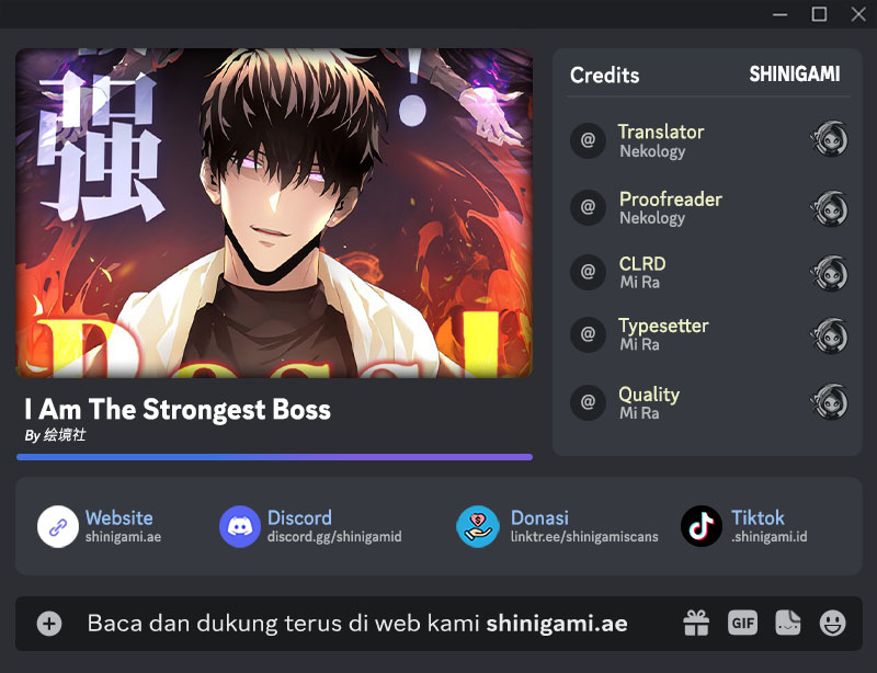 I Am the Strongest Boss Chapter 30 Gambar 1