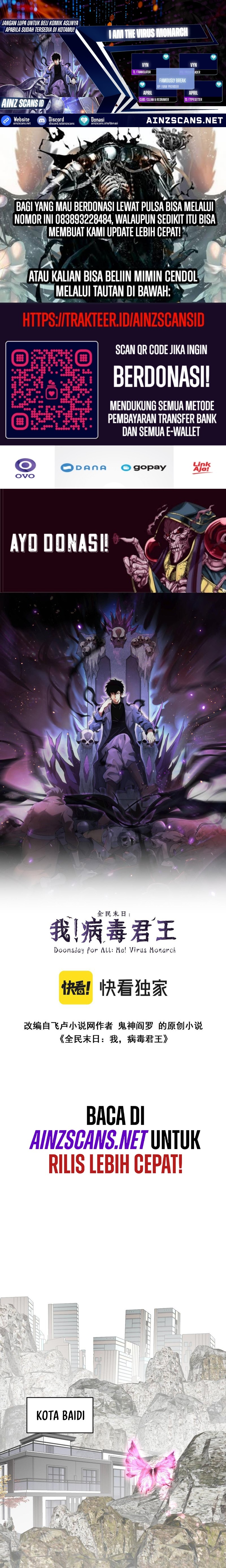 I Am the Virus Monarch Chapter 74 Gambar 1