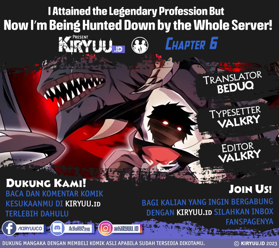 I Attained the Legendary Profession But Now I’m Being Hunted Down by the Whole Server?! Chapter 06 Gambar 1