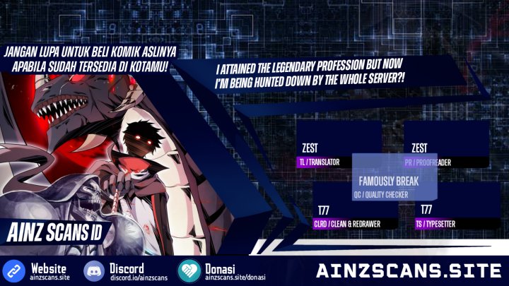 I Attained the Legendary Profession But Now I’m Being Hunted Down by the Whole Server?! Chapter 15 Gambar 1
