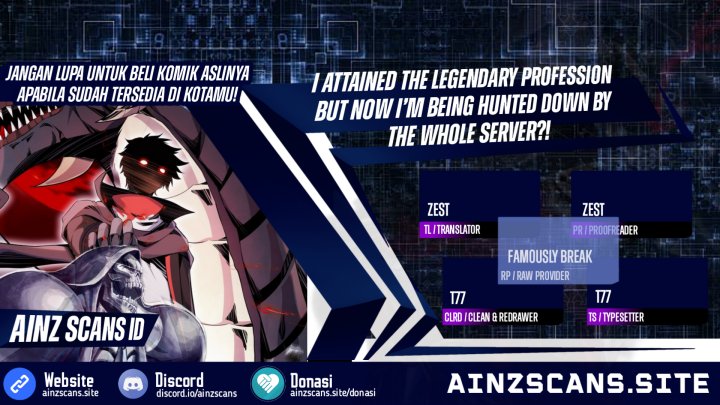 I Attained the Legendary Profession But Now I’m Being Hunted Down by the Whole Server?! Chapter 17 Gambar 1