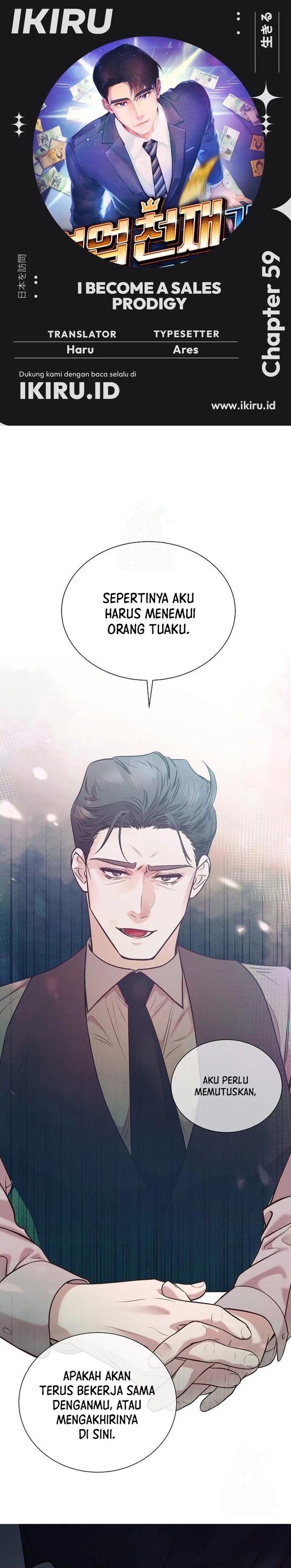 I Became a Sales Prodigy Chapter 59 Gambar 1