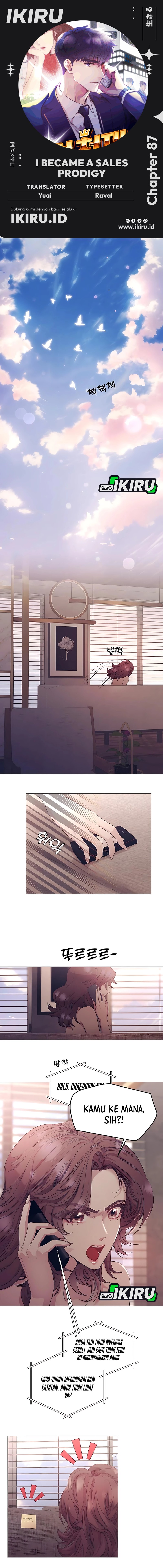 I Became a Sales Prodigy Chapter 87 Gambar 1