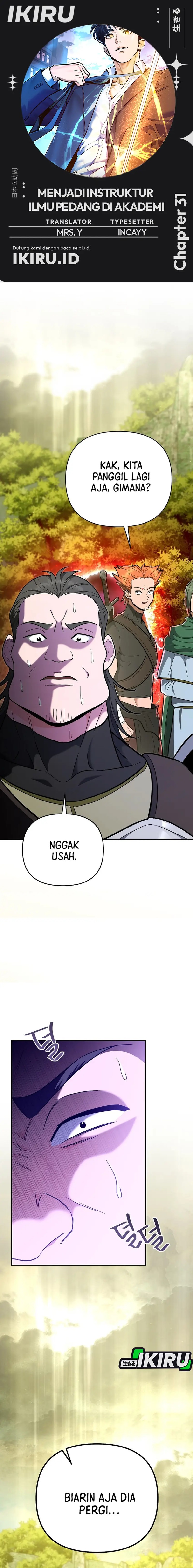 I Became a Swordsmanship Instructor at the Academy Chapter 31 Gambar 1
