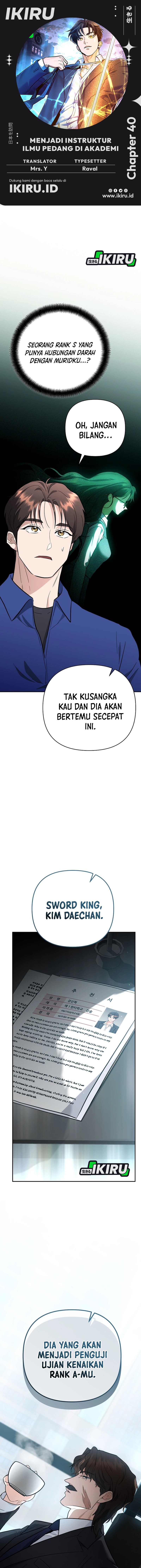 I Became a Swordsmanship Instructor at the Academy Chapter 40 Gambar 1