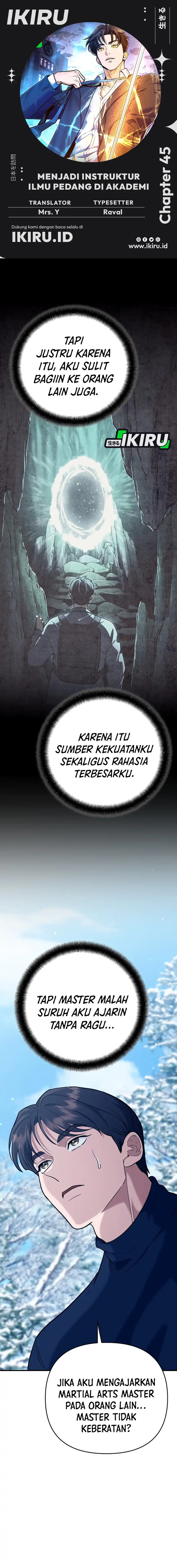 I Became a Swordsmanship Instructor at the Academy Chapter 45 Gambar 1