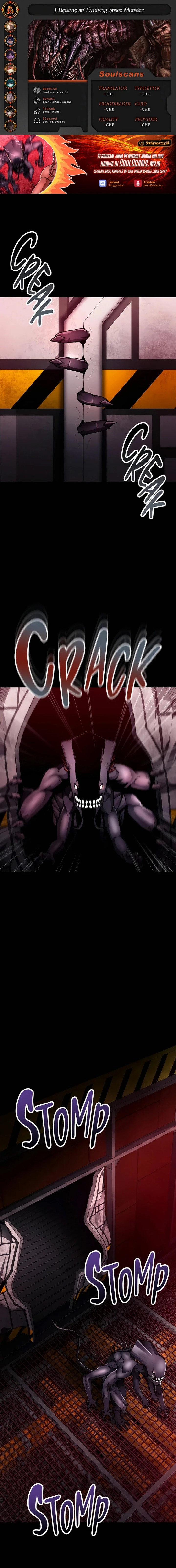 I Became an Evolving Space Monster Chapter 18 Gambar 1