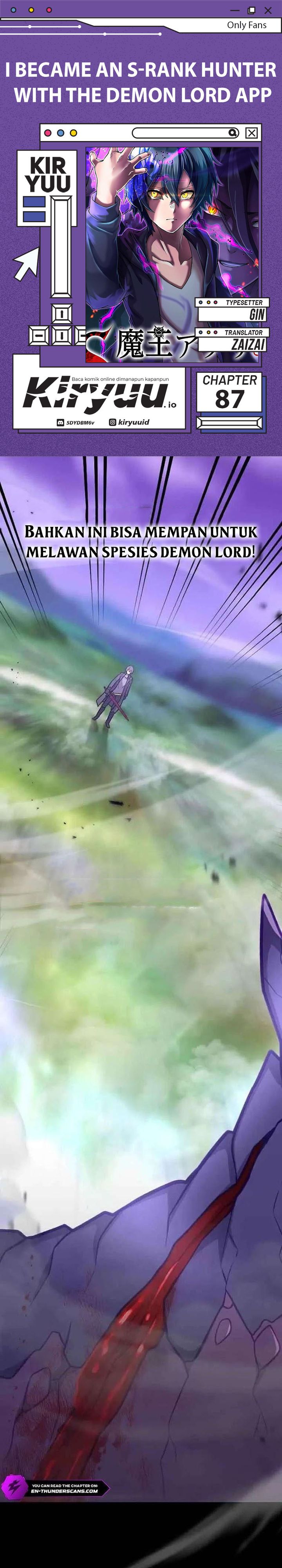 I Became an S-Rank Hunter With the Demon Lord App Chapter 87 Gambar 1