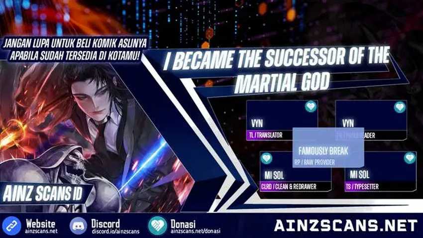 I Became the Successor of the Martial God Chapter 03 Gambar 1