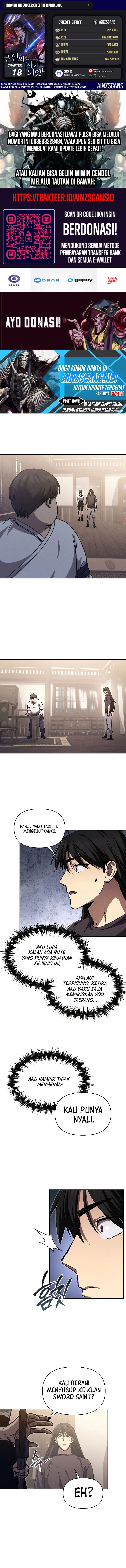 I Became the Successor of the Martial God Chapter 18 Gambar 1
