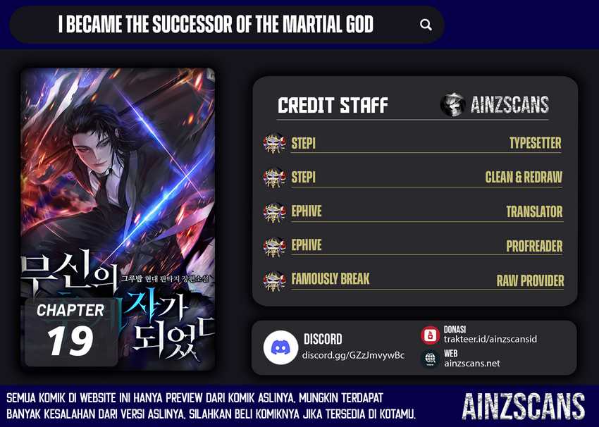 I Became the Successor of the Martial God Chapter 20 Gambar 1
