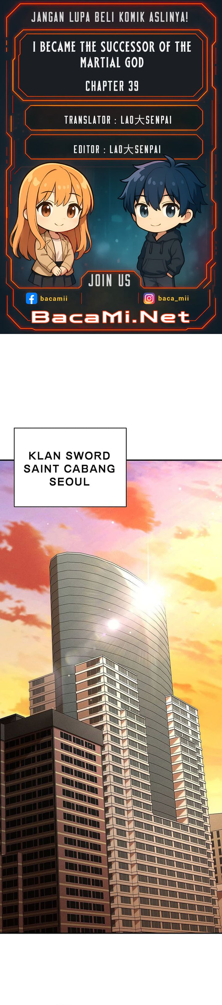 I Became the Successor of the Martial God Chapter 39 Gambar 1
