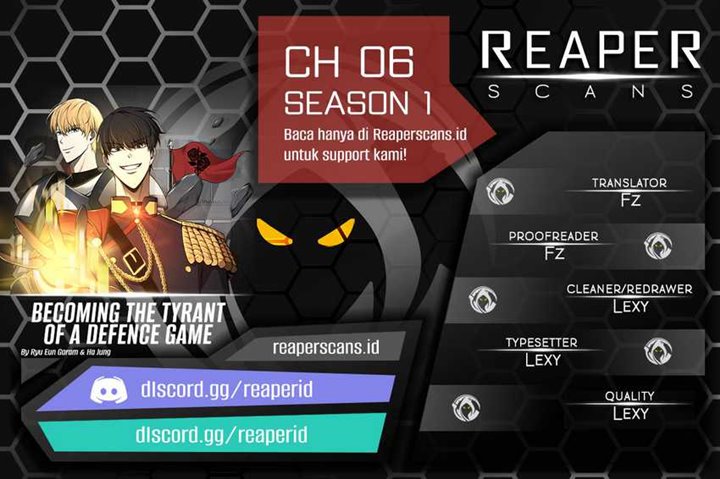 I Became the Tyrant of a Defense Game Chapter 06 Gambar 1