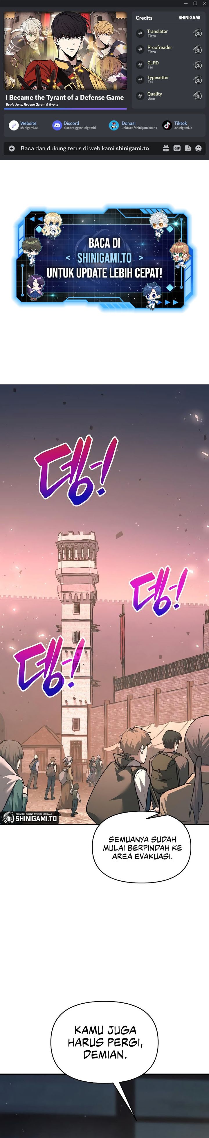 I Became the Tyrant of a Defense Game Chapter 159 Gambar 1