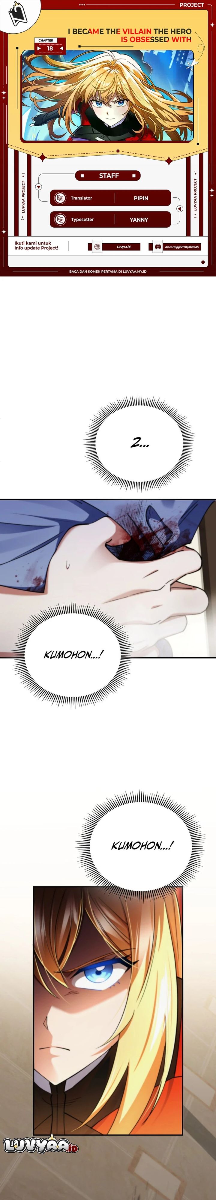 I Became the Villain the Hero Is Obsessed With Chapter 18 Gambar 1