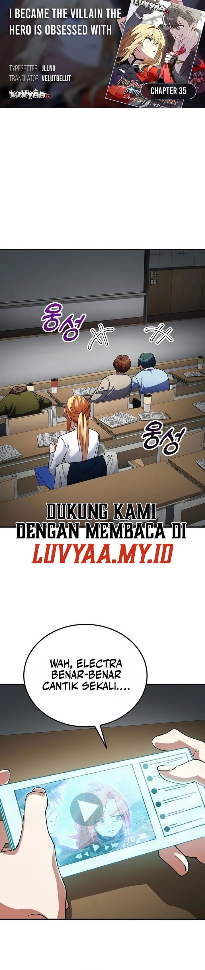 I Became the Villain the Hero Is Obsessed With Chapter 35 Gambar 1