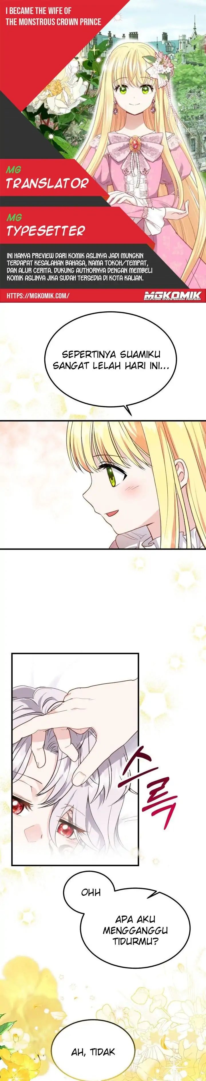 I Became the Wife of the Monstrous Crown Prince Chapter 29 Gambar 1