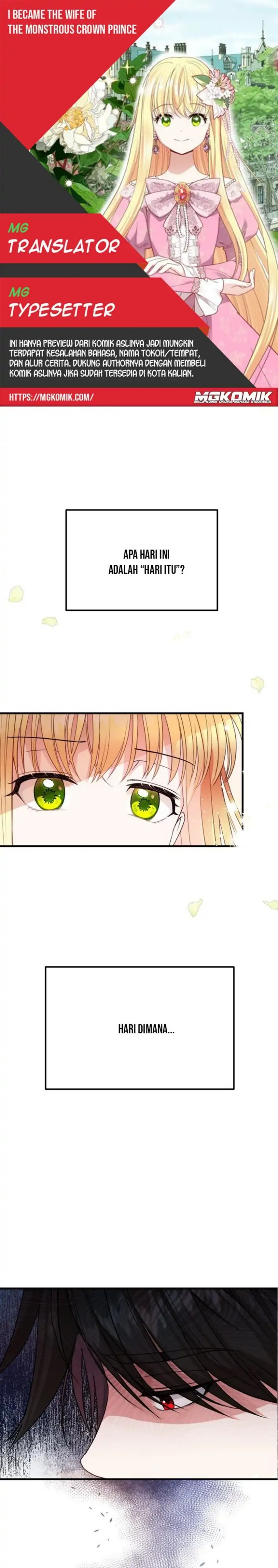 I Became the Wife of the Monstrous Crown Prince Chapter 37 Gambar 1