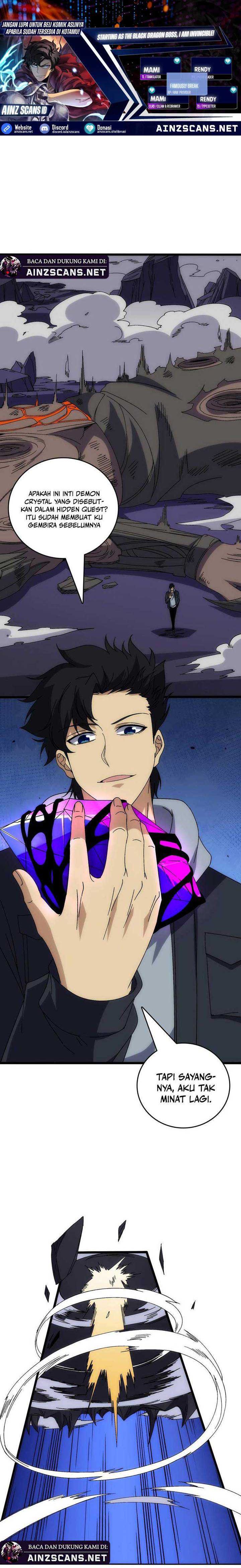 I Become Invincible Black Dragon Boss At The Start Chapter 63 Gambar 1