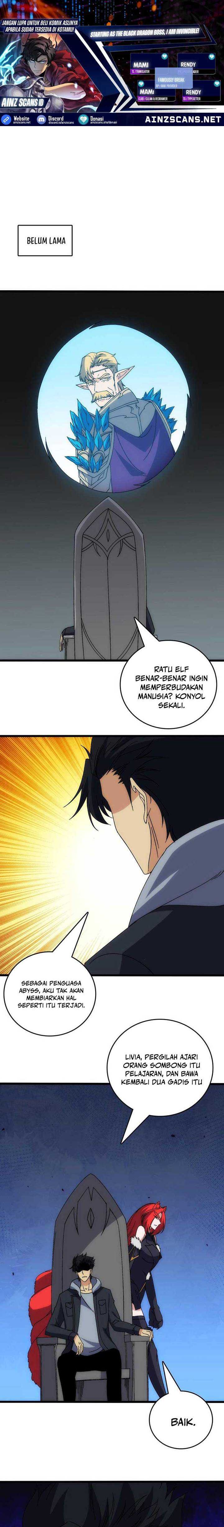 I Become Invincible Black Dragon Boss At The Start Chapter 64 Gambar 1