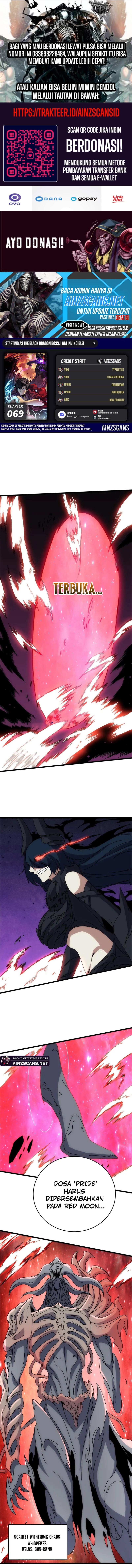 I Become Invincible Black Dragon Boss At The Start Chapter 69 Gambar 1