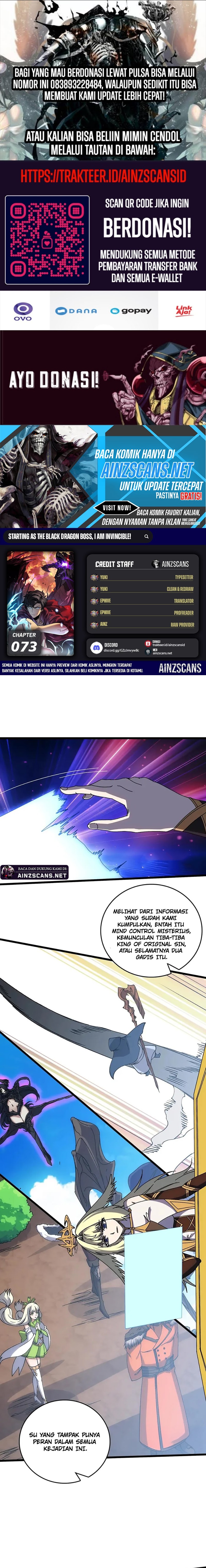 I Become Invincible Black Dragon Boss At The Start Chapter 73 Gambar 1