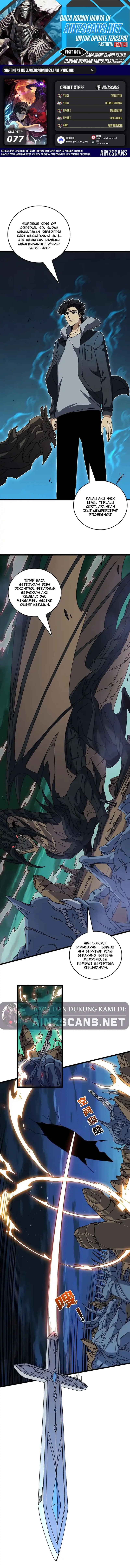 I Become Invincible Black Dragon Boss At The Start Chapter 77 Gambar 1