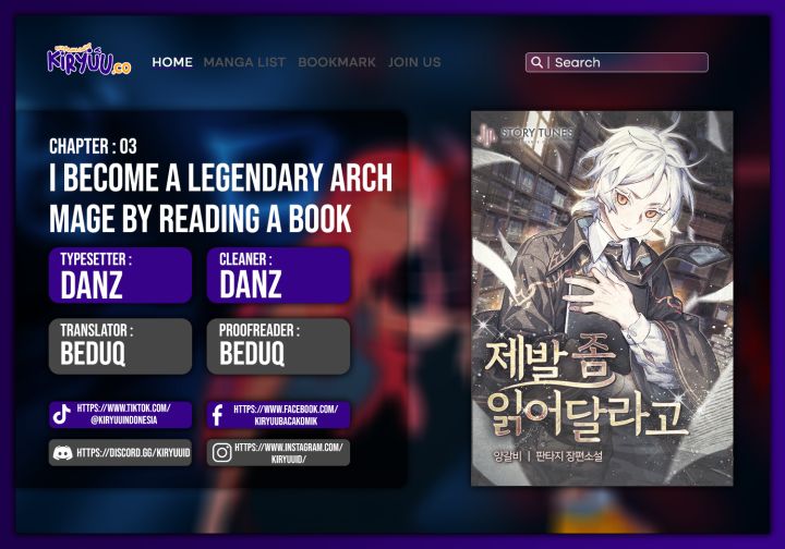 I Become a Legendary Arch Mage by Reading a Book Chapter 03 Gambar 1