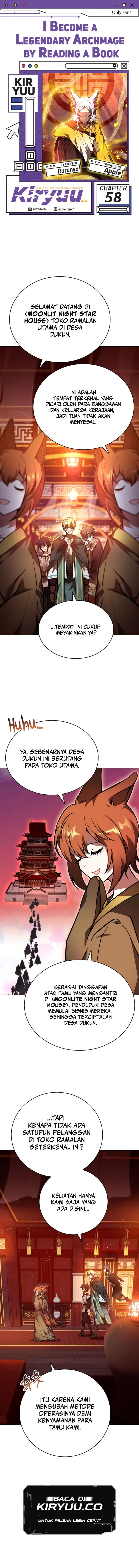 I Become a Legendary Arch Mage by Reading a Book Chapter 58 Gambar 1