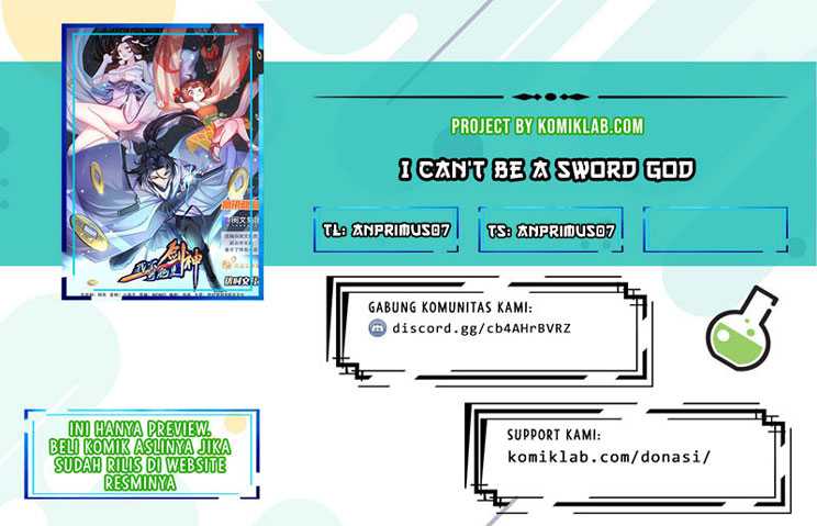 I Can’t Be a Sword God Chapter 08 Gambar 1