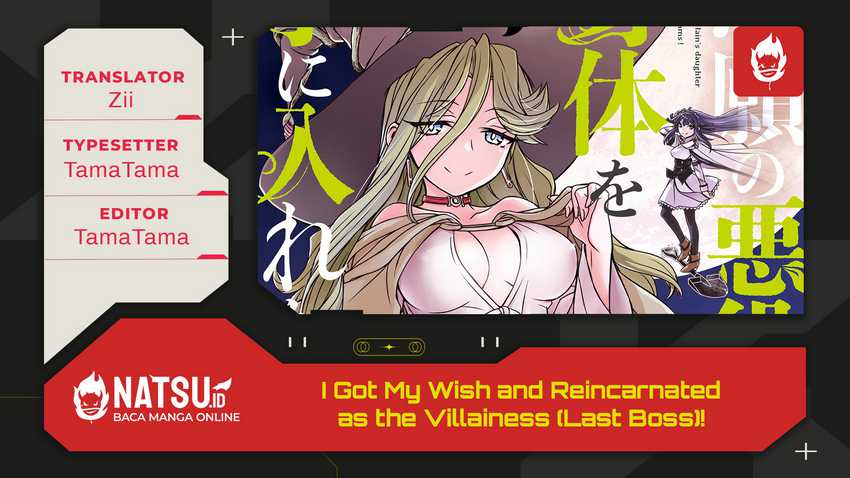 I Got My Wish and Reincarnated as the Villainess (Last Boss)! Chapter 02 Gambar 1