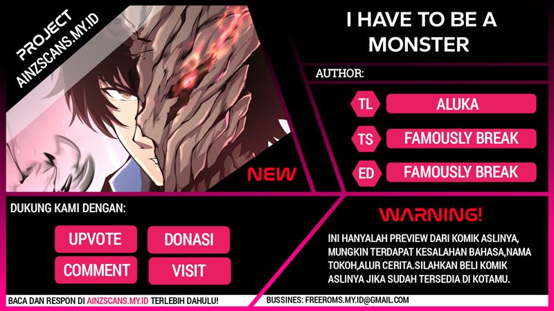 I Have to Be a Monster Chapter 04 Gambar 1