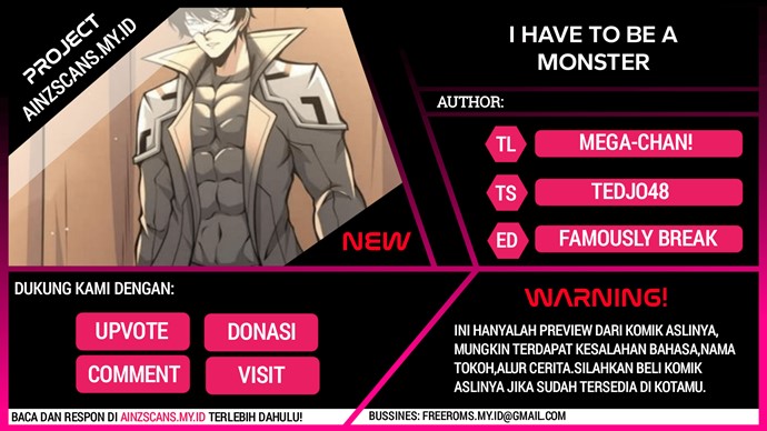 I Have to Be a Monster Chapter 24 Gambar 1