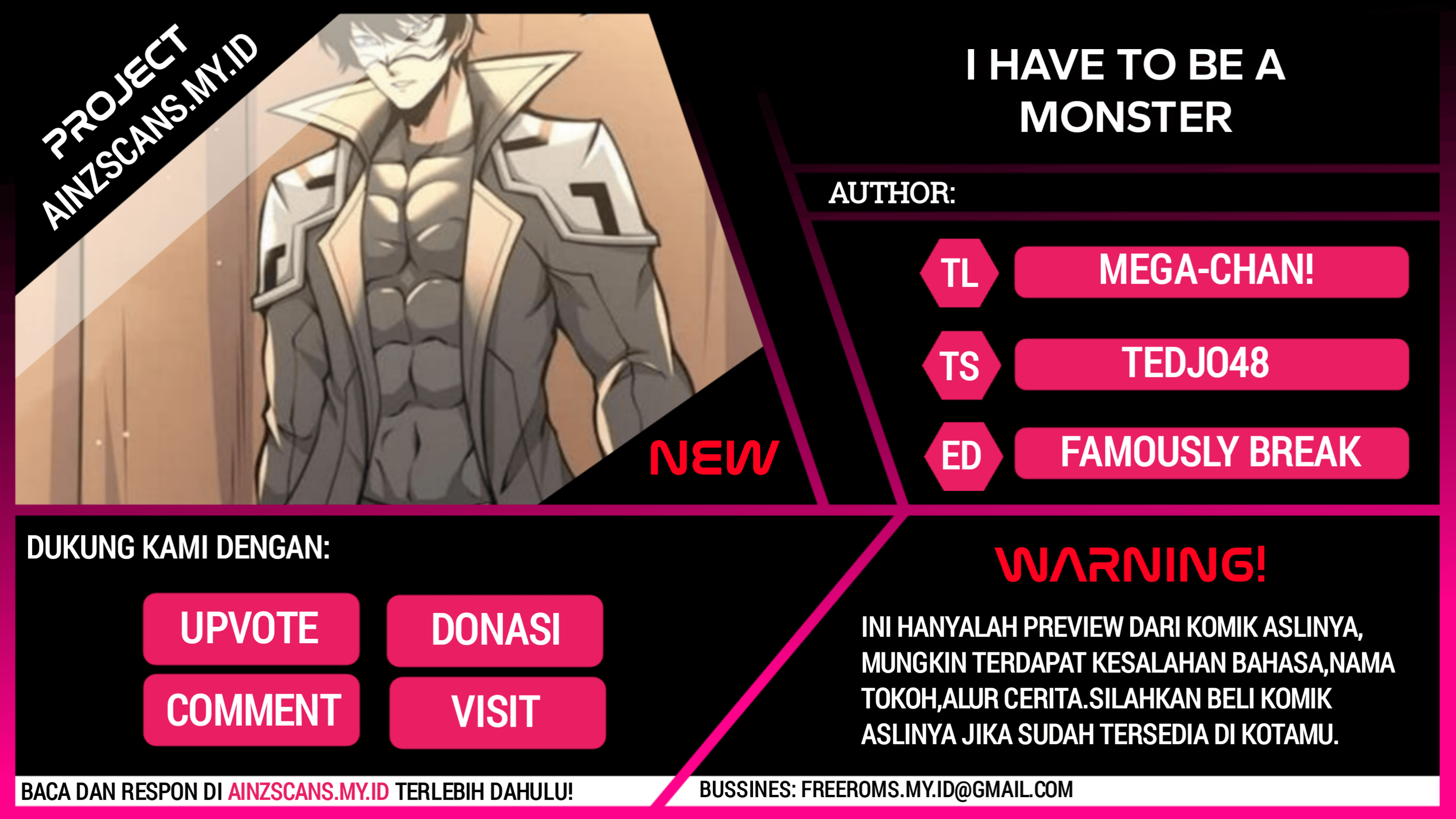I Have to Be a Monster Chapter 26 Gambar 1