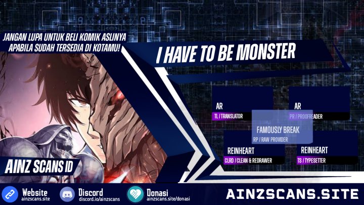 I Have to Be a Monster Chapter 37 Gambar 1