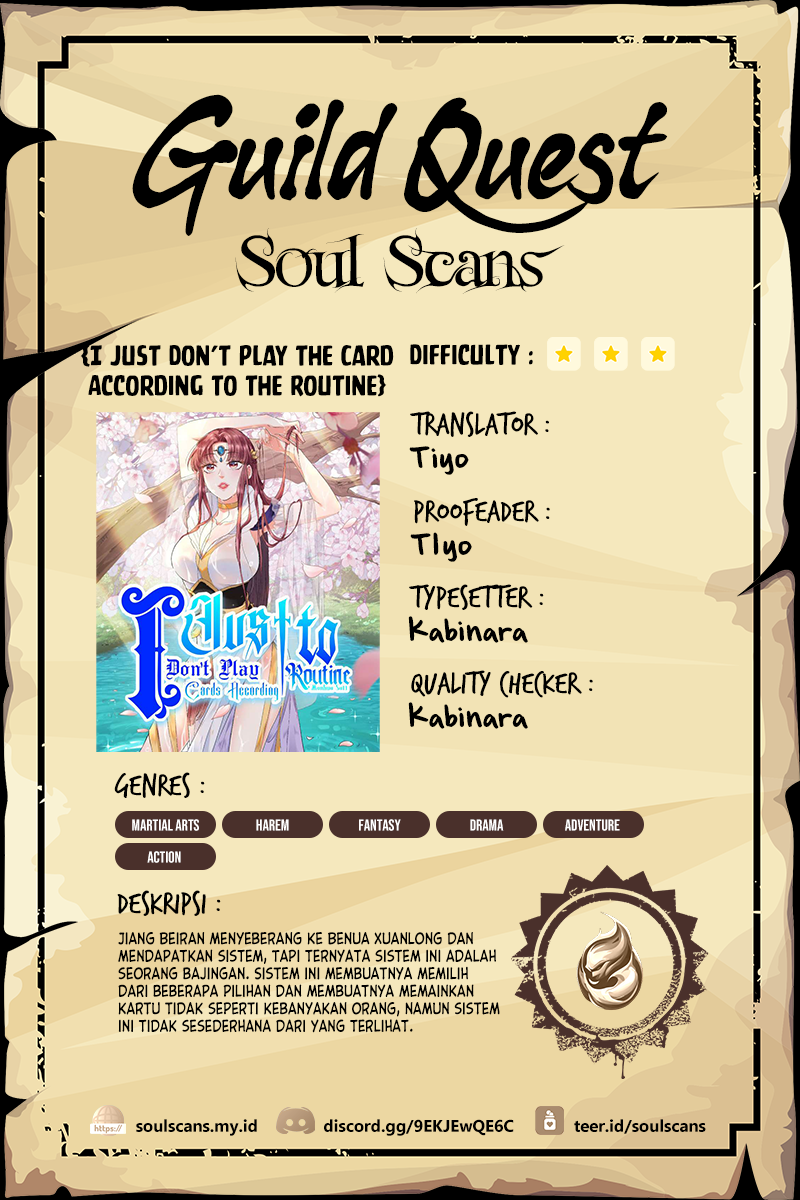 I Just Don’t Play the Card According to the Routine Chapter 153 Gambar 1