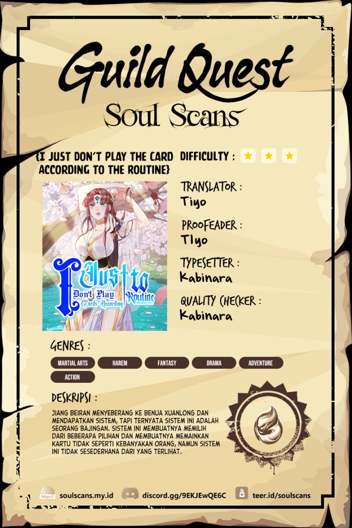 I Just Don’t Play the Card According to the Routine Chapter 158 Fix Gambar 1