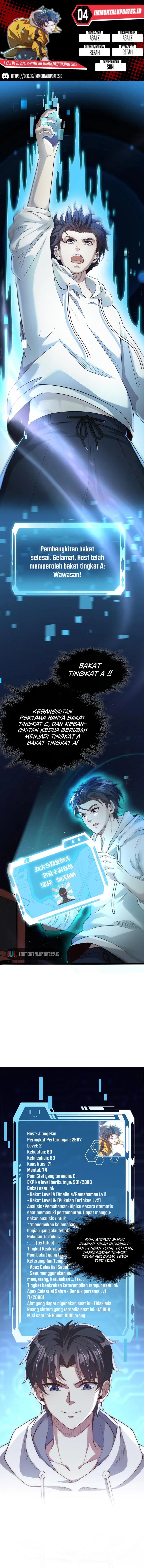 I Kill to Be God: Beyond the Human Restriction Zone Chapter 03 Gambar 1