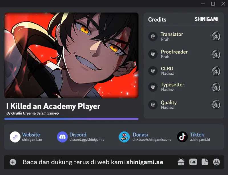 I Killed An Academy Player Chapter 51 Gambar 1