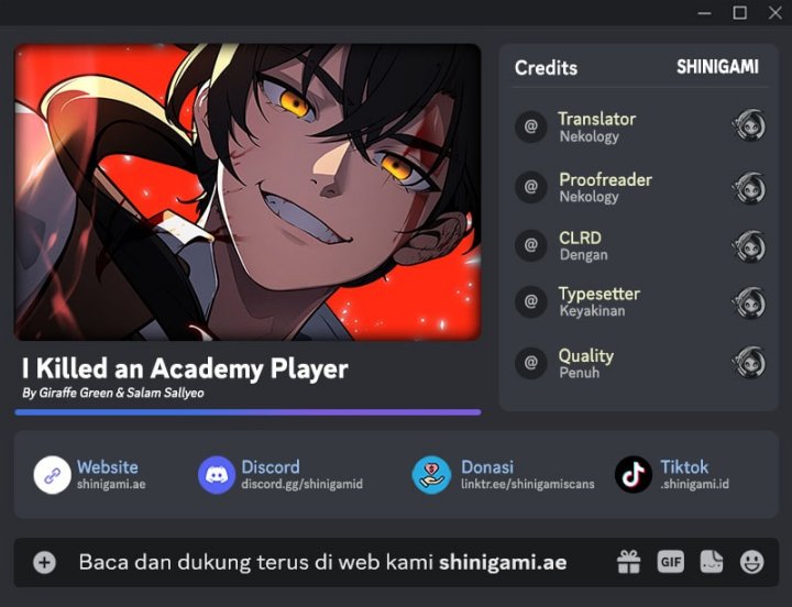 I Killed An Academy Player Chapter 71 Gambar 1