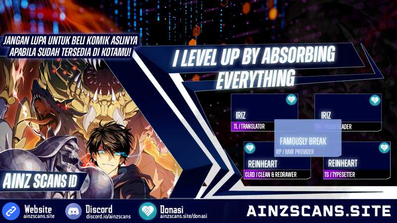 I Level Up By Absorbing Everything Chapter 20 Gambar 1