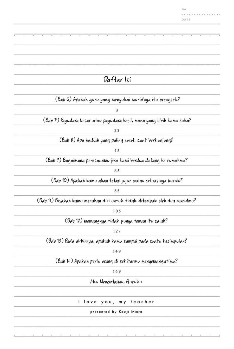 I Love You, Sensei Chapter 06 Gambar 3