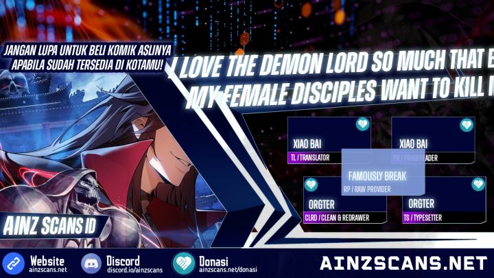 I Love the Demon Lord So Much That Even My Female Disciples Want to Kill Me Chapter 15 Gambar 1
