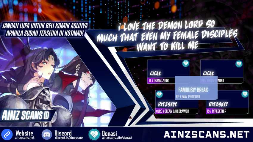 I Love the Demon Lord So Much That Even My Female Disciples Want to Kill Me Chapter 53 Gambar 1