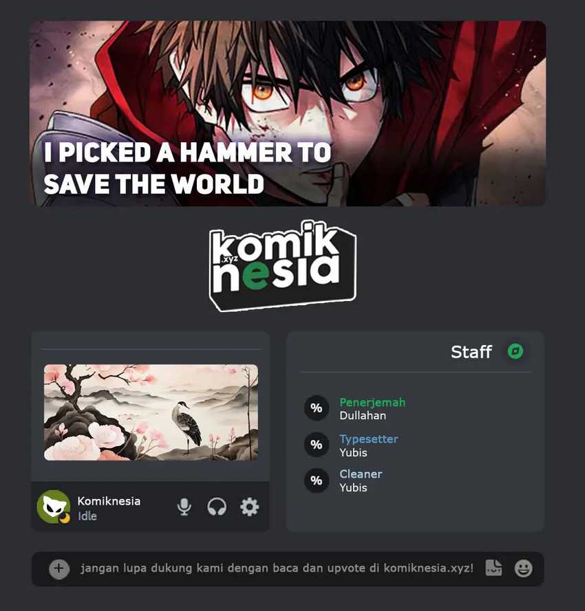 I Picked A Hammer To Save The World Chapter 73 Gambar 1